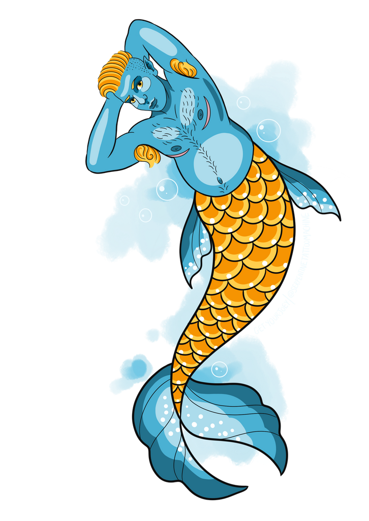 Merman Sticker