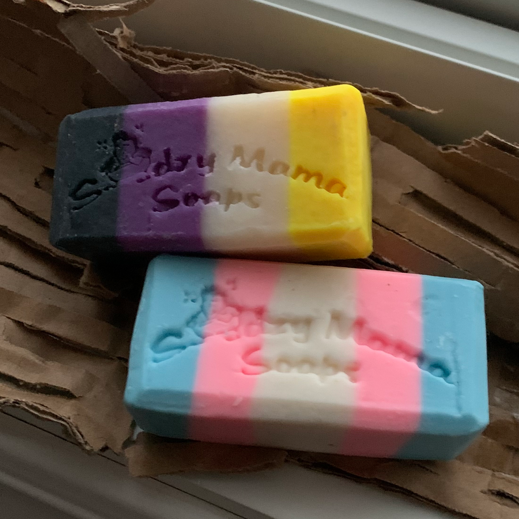 Transgender & Non-binary Flag - Soap (Set of 2)
